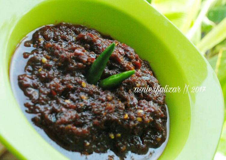 resep masakan Sambel terasi ala warung pecel ayam / lele