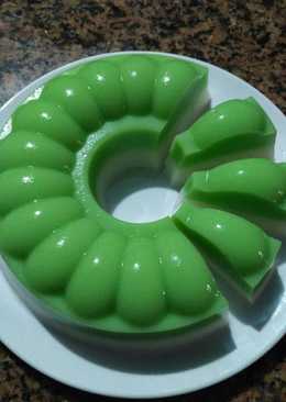 Puding Kentang Lapis Kelapa