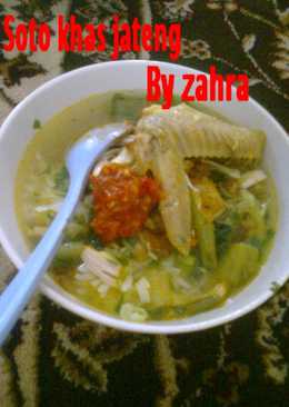 Soto ayam kampung bening segeeerr