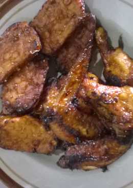 Ayam dan tempe bacem spesial