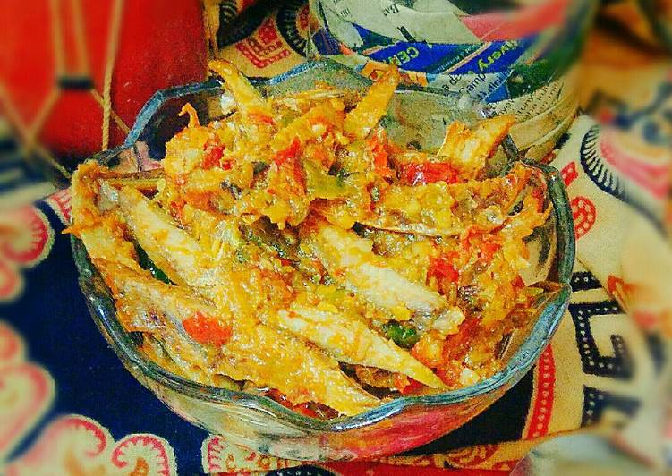 resep masakan Sambal Ikan Asin Suwir