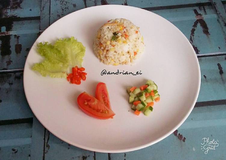 resep masakan Nasi Goreng Teri Cabe Hijau