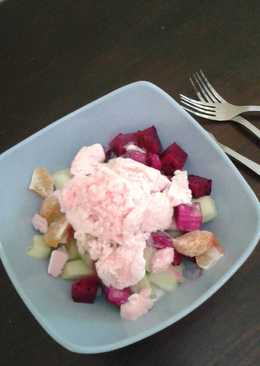 Salad buah es krim