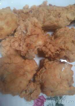 Ayam krispy mudah dan enak cemilan buat sikecil..