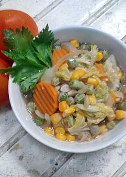 Tumis Sawi Putih & Mix Vegetables (#postinganrame2_tumissayur)