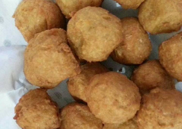 gambar untuk cara membuat Bakso goreng babi/bakwan babi