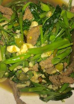 Kangkung daging asap