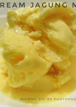 Sweet Corn Ice cream (es krim Jagung Manis)