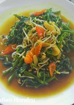 Tumis kangkung tauge praktis