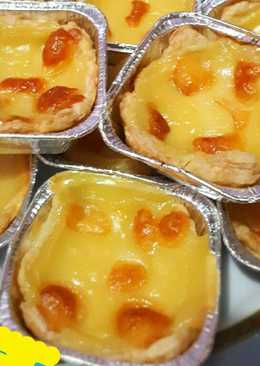 Portuguese square mozza egg tartâ¤