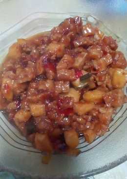 Orek tempe pedas manis