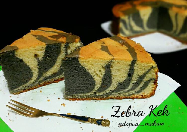 resep Zebra Kek