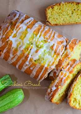 Lemon Zucchini Bread(no mixer, gampang, ter enak & ter moist!)