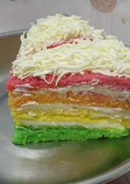 Rainbow cake ekonomis
