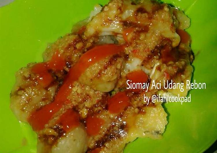 cara membuat Siomay Aci Udang Rebon