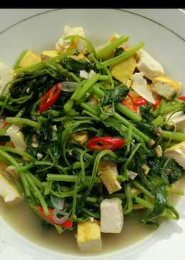 Oseng Bayam Tahu