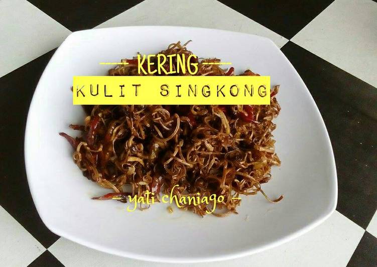 resep makanan Kering Kulit Singkong