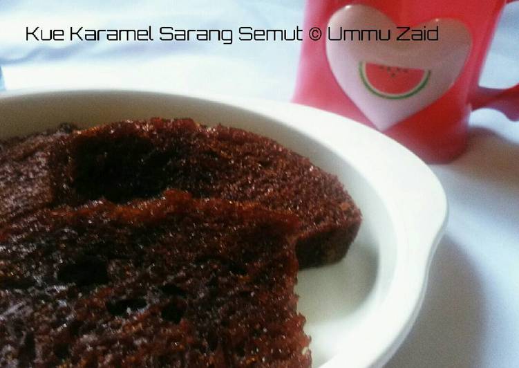 resep lengkap untuk Kue Karamel Sarang Semut