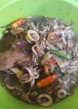 Cumi mercon saus tiram