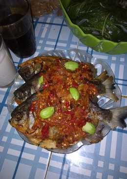 Ikan bawal guyur sambal