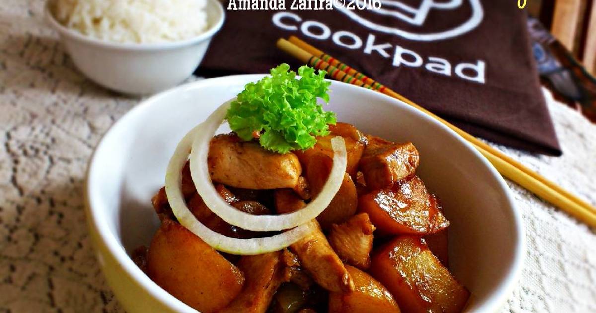 Resep Chicken Potato Teriyaki ala Amanda Zafira