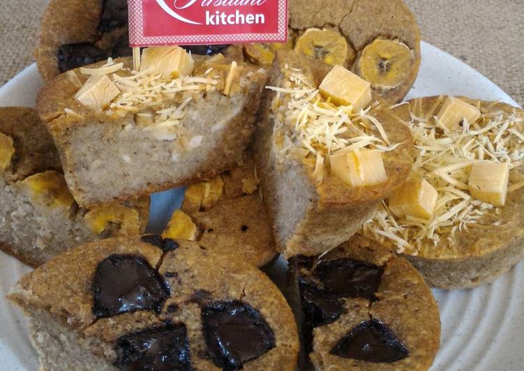 cara membuat Muffin Oatmeal Pisang (Diet Enak Diabetes) #indonesiamemasak