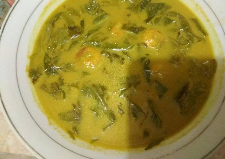 resep makanan Gulai Pakis udang (khas padang)