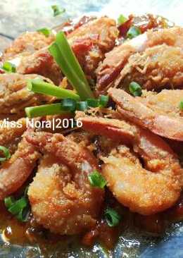 Udang Goreng Tepung Saus Tiram