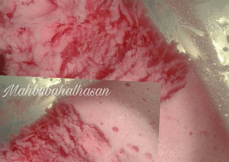 bahan dan cara membuat Es krim simple+ murah