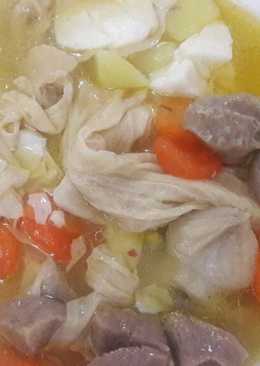 Sop Ayam Kembang Tahu