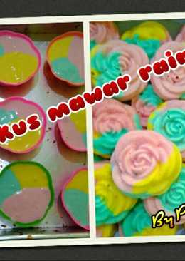 Bolu Kukus Mawar Rainbow