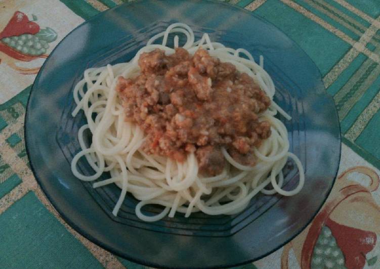 Resep Spaghety sehat non Msg+non Saus tomat Oleh liyuph89