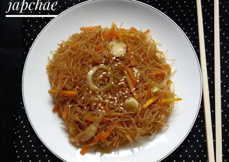 resep lengkap untuk Japchae ??