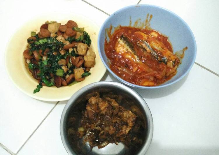 Resep Sosis tumis saos tiram + Sarden + Telor orak arik kecap Dari Elsa
Rosdiana