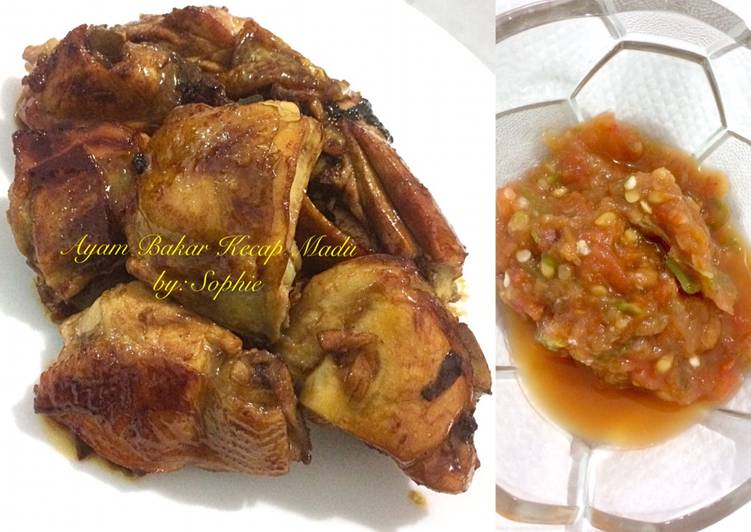 Resep Ayam Bakar Kecap Madu+Sambal Bawang Dari Sophie Swadeshi