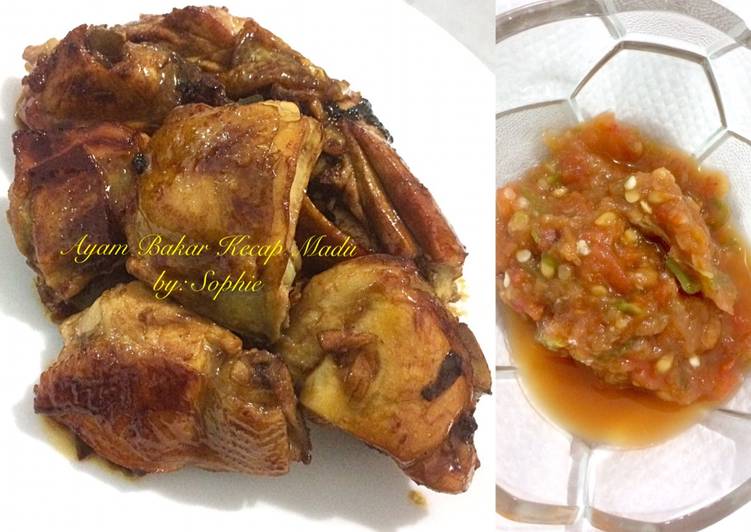 gambar untuk cara membuat Ayam Bakar Kecap Madu+Sambal Bawang