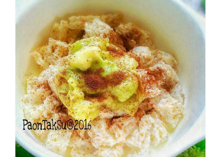 gambar untuk cara membuat MPasi 8m+ #Roti gandum siram susu topping alpukat