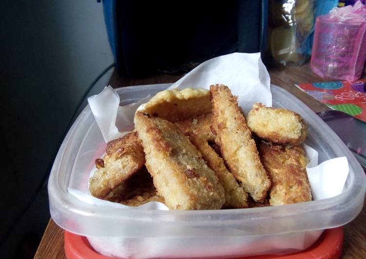 resep masakan Nugget mie indomie (ala-ala anak kosan)