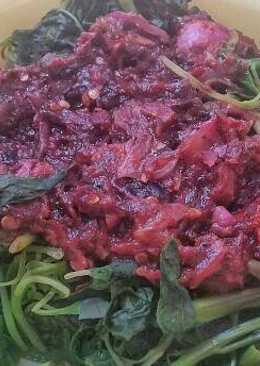 Brambang Asem Kangkung