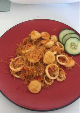 Bihun goreng seafood easy way