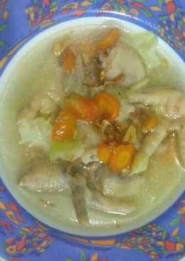 Sayur SOP ceker ayam