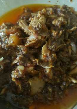 Ikan tuna tumis pedas