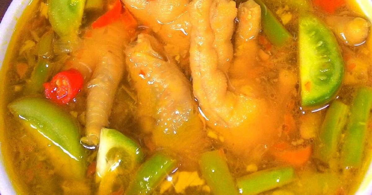 Resep Asem Asem Ceker Ayam ala selvi ratnasari