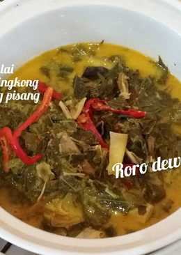 *Gulai Daun Singkong Jantung Pisang*