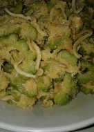 Urap pare & teri medan