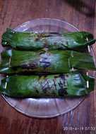 Nasi bakar tuna pedas
