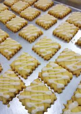 Lemon butter cookies
