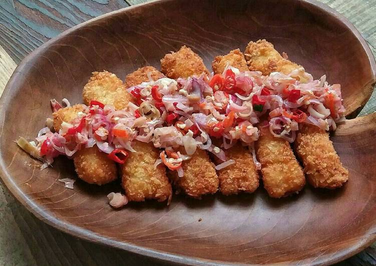 resep lengkap untuk Dory Crispy Sambal Matah Kecombrang