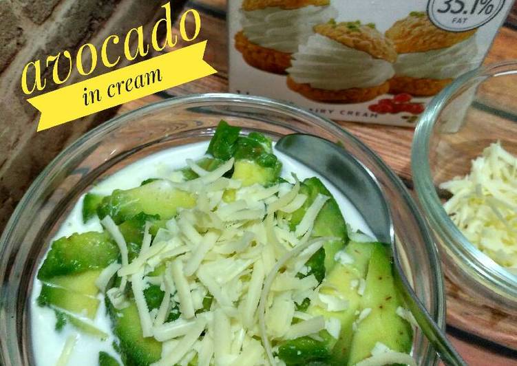 Avocado in cream #Ketopad