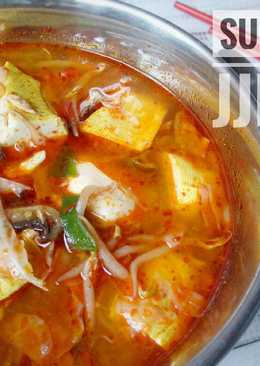 Sundubu Jjigae (Sup Tahu Pedas ala Korea) Bandung_RecookOchirosi